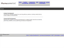 Tablet Screenshot of pharmacontrol.com